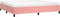 vidaXL - Bedframe - fluweel - roze - 200x200 - cm
