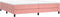 vidaXL - Bedframe - fluweel - roze - 200x200 - cm