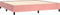 vidaXL - Bedframe - fluweel - roze - 200x200 - cm