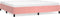vidaXL - Bedframe - fluweel - roze - 200x200 - cm