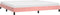 vidaXL - Bedframe - fluweel - roze - 200x200 - cm