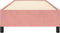 vidaXL - Bedframe - fluweel - roze - 80x200 - cm