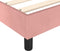 vidaXL - Bedframe - fluweel - roze - 80x200 - cm