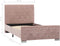 vidaXL - Bedframe - fluweel - roze - 90x200 - cm