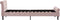 vidaXL - Bedframe - fluweel - roze - 90x200 - cm