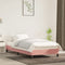 vidaXL - Bedframe - fluweel - roze - 90x200 - cm