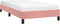 vidaXL - Bedframe - fluweel - roze - 90x200 - cm