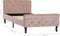 vidaXL - Bedframe - fluweel - roze - 90x200 - cm