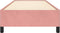 vidaXL - Bedframe - fluweel - roze - 90x200 - cm