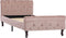 vidaXL - Bedframe - fluweel - roze - 90x200 - cm