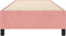 vidaXL - Bedframe - fluweel - roze - 90x200 - cm
