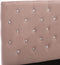 vidaXL - Bedframe - fluweel - roze - 90x200 - cm
