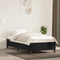 vidaXL - Bedframe - fluweel - zwart - 80x200 - cm