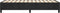 vidaXL - Bedframe - fluweel - zwart - 80x200 - cm