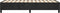 vidaXL - Bedframe - fluweel - zwart - 90x190 - cm