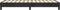 vidaXL - Bedframe - fluweel - zwart - 90x190 - cm