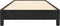 vidaXL - Bedframe - fluweel - zwart - 90x190 - cm