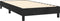 vidaXL - Bedframe - fluweel - zwart - 90x190 - cm