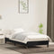 vidaXL - Bedframe - fluweel - zwart - 90x200 - cm