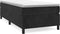 vidaXL - Bedframe - fluweel - zwart - 90x200 - cm
