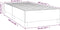 vidaXL - Bedframe - fluweel - zwart - 90x200 - cm