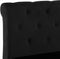 vidaXL - Bedframe - fluweel - zwart - 90x200 - cm