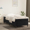 vidaXL - Bedframe - fluweel - zwart - 90x200 - cm