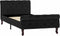 vidaXL - Bedframe - fluweel - zwart - 90x200 - cm