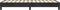 vidaXL - Bedframe - fluweel - zwart - 90x200 - cm