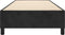 vidaXL - Bedframe - fluweel - zwart - 90x200 - cm