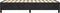vidaXL - Bedframe - fluweel - zwart - 90x200 - cm