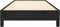 vidaXL - Bedframe - fluweel - zwart - 90x200 - cm