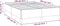 vidaXL - Bedframe - kunstleer - bruin - 140x190 - cm