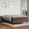 vidaXL - Bedframe - kunstleer - bruin - 140x190 - cm
