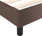 vidaXL - Bedframe - kunstleer - bruin - 140x190 - cm