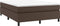 vidaXL - Bedframe - kunstleer - bruin - 140x190 - cm