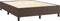 vidaXL - Bedframe - kunstleer - bruin - 140x190 - cm