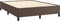 vidaXL - Bedframe - kunstleer - bruin - 140x190 - cm