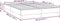 vidaXL - Bedframe - kunstleer - bruin - 140x200 - cm
