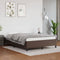 vidaXL - Bedframe - kunstleer - bruin - 140x200 - cm