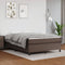 vidaXL - Bedframe - kunstleer - bruin - 140x200 - cm