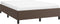 vidaXL - Bedframe - kunstleer - bruin - 140x200 - cm