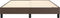 vidaXL - Bedframe - kunstleer - bruin - 140x200 - cm
