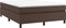 vidaXL - Bedframe - kunstleer - bruin - 140x200 - cm
