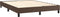 vidaXL - Bedframe - kunstleer - bruin - 140x200 - cm