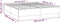 vidaXL - Bedframe - kunstleer - bruin - 160x200 - cm