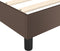 vidaXL - Bedframe - kunstleer - bruin - 160x200 - cm