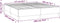 vidaXL - Bedframe - kunstleer - bruin - 180x200 - cm