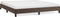 vidaXL - Bedframe - kunstleer - bruin - 180x200 - cm