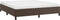vidaXL - Bedframe - kunstleer - bruin - 180x200 - cm